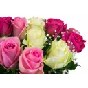 Kytice ekvádorských růží 80 cm